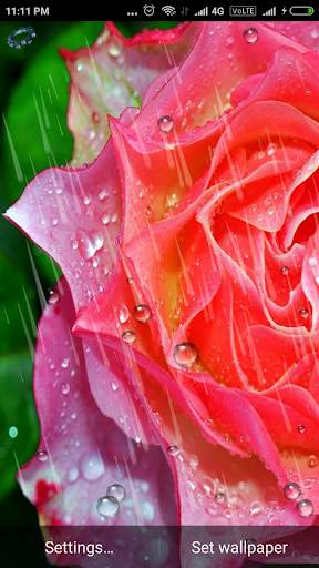 Running Raindrops Live Wallpaper screenshot 3