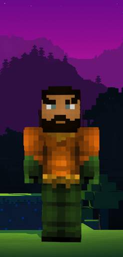 Aquaman Skin for minecraft screenshot 1