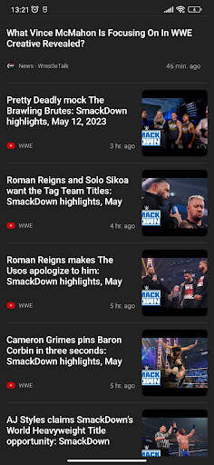Wrestling News Videos WWE-News screenshot 5