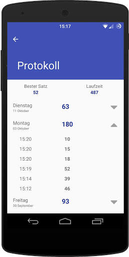 Liegestütz Zähler screenshot 2