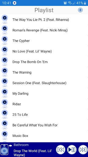 BlueTunes remote controlled music player screenshot 2