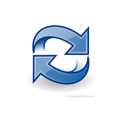 Auto refresh brouser icon