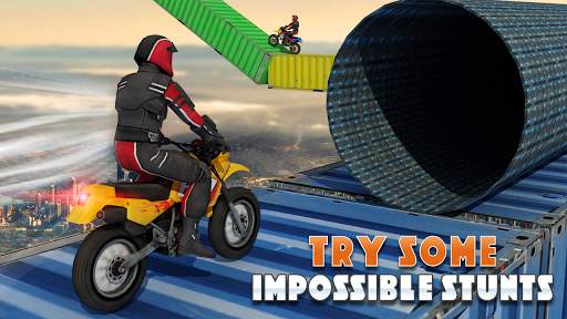 Stunt Bike Racing Impossible Tracks Stunt Games screenshot 8