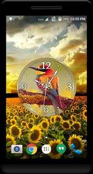 Birds Clock Live Wallpaper screenshot 1