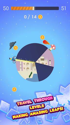 Bicycle Jump - time killer offline adventure game screenshot 1