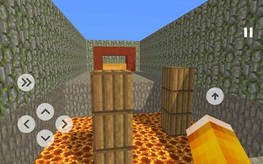 Blocky Parkour 3D screenshot 1