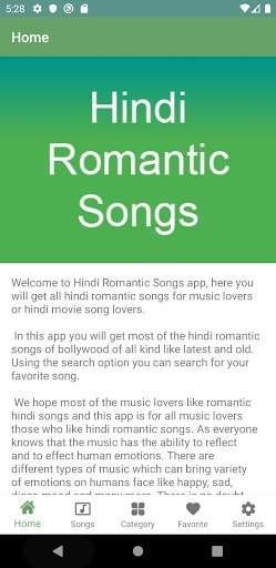 Hindi Romantic Songs screenshot 2