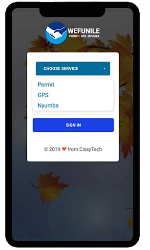 Wefunile Nyumba, Driving Permit and GPS Tracking screenshot 2
