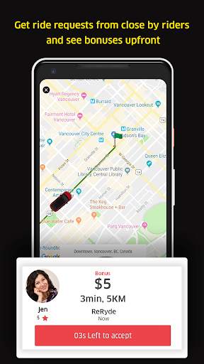 ReRyde Driver : Earn money for your driving. screenshot 2