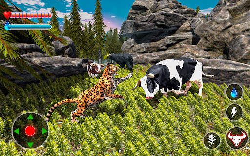 Angry Bull Attack Forest 3D screenshot 3