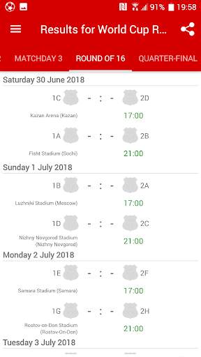 Results for World Cup Russia 2018 screenshot 3
