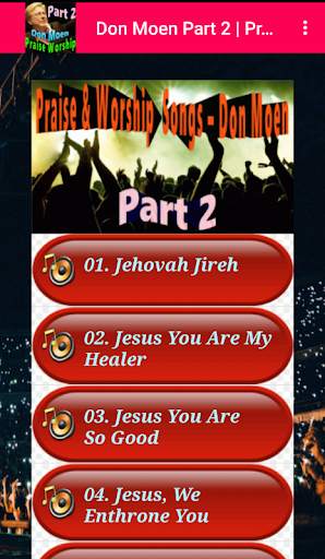 Praise & Worship Songs Don Moen Part 2 screenshot 2