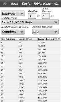 Plumbing Systems Design Tables screenshot 4