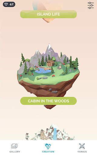Poly Island: create, color, relax screenshot 2