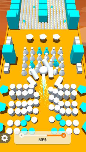 Color Ball Push 3D & Bump Game screenshot 1