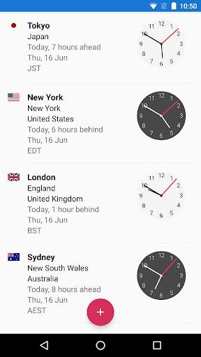 World Clock by timeanddate.com screenshot 3