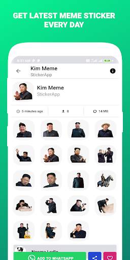 Meme Stickers for WhatsApp- WAStickerApps screenshot 3