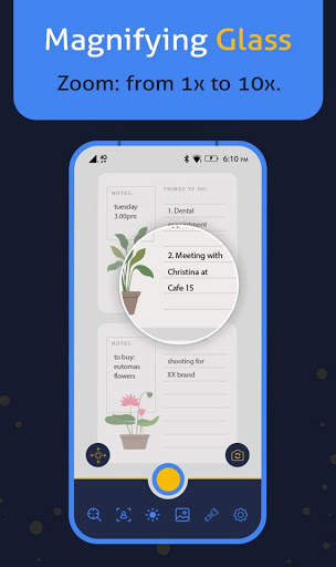 Magnifying glass - Magnifying flashlight screenshot 3