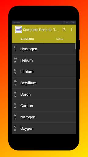 Complete Periodic Table screenshot 3