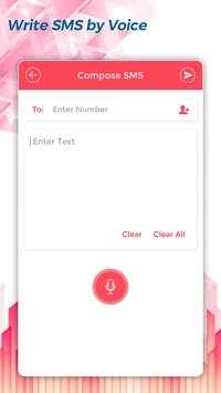 Write SMS by Voice - Voice Typing screenshot 1