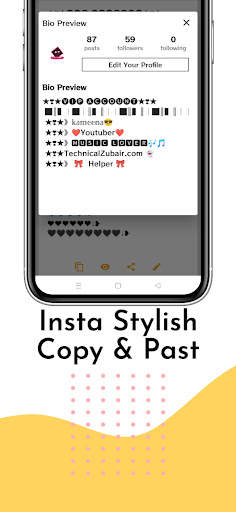 Stylish Name Maker & Bio screenshot 4