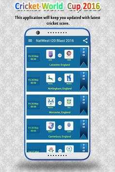 Cricket World Cup 2016 screenshot 4