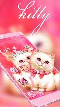 Kitten Pink Rose Theme screenshot 2
