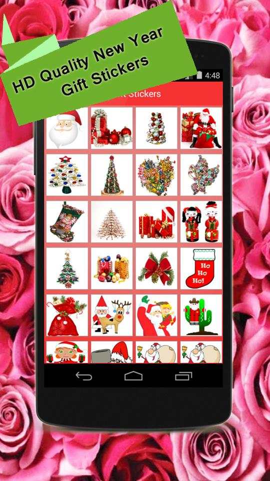 Christmas Santa & New Year Gift Stickers screenshot 1