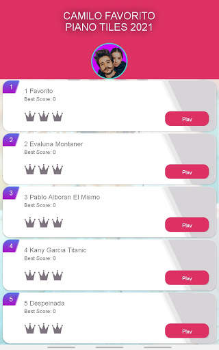 Camilo Favorito Piano Tiles 2021 screenshot 8