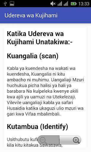 Jifunze Udereva Sahihi screenshot 7