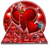 💗Romantic Love Heart Keyboard Theme 10001005
