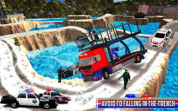 Police Truck for Transport adventure Game screenshot 5