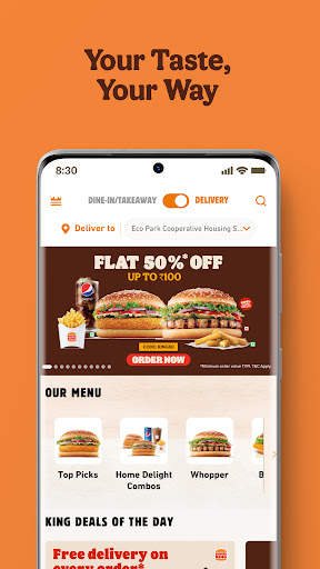 Burger King India screenshot 2