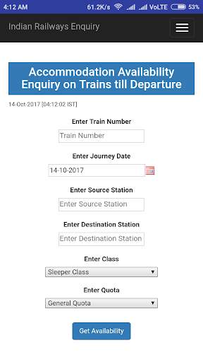Live Train Status (2 Mb) screenshot 4