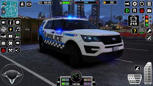 Police Car Driving School Game screenshot 1