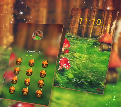 Mushroom Launcher Theme screenshot 1