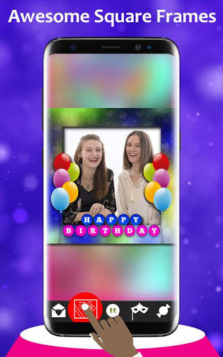 Birthday Greeting Cards Maker: Create photo frames screenshot 2