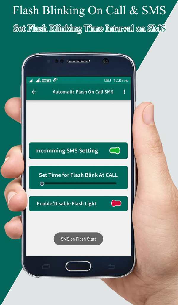 Automatic Flash On Call & SMS screenshot 3