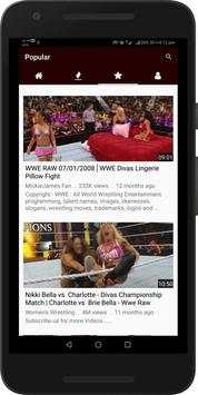 WWE Videos - Raw, Smackdown, Wrestlemania, Divas स्क्रीनशॉट 3