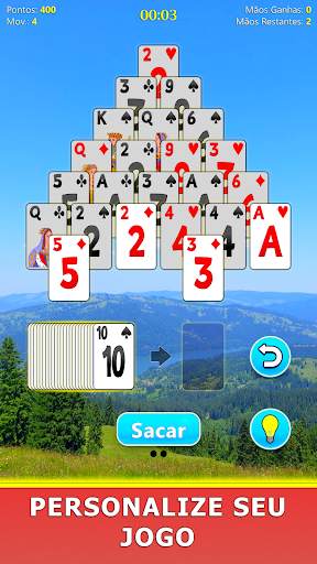 Paciência Pirâmide screenshot 2