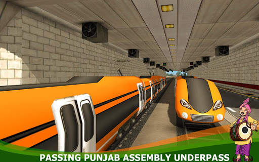 Orange Line Metro Train Game: New Train Simulator screenshot 8