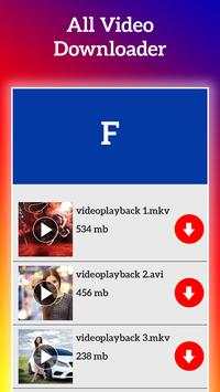 All Video Downloader screenshot 1