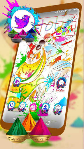 Holi Dance Launcher Theme screenshot 1
