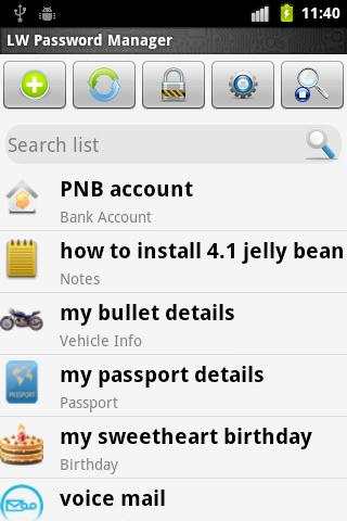 Lightweight Password Manager скриншот 7