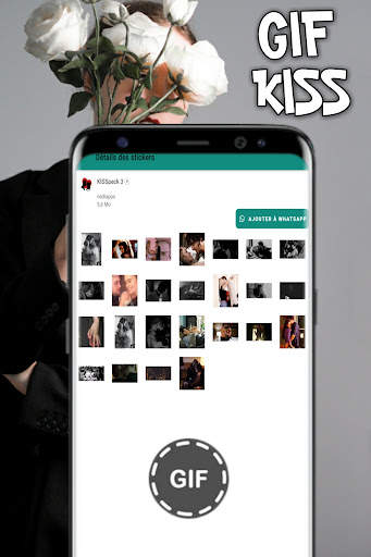 Romantic Kiss Stickers for WA screenshot 6