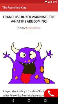 The Franchise King® App screenshot 2