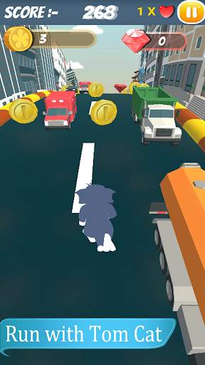 Tom Cat and Jerry City Run screenshot 1