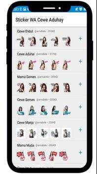 Stiker WA Cewe Aduhay screenshot 6