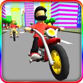 Super Cartoon Bike Racing 3D logo