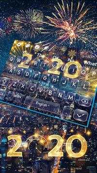 New Year 2020 Happy Keyboard screenshot 2